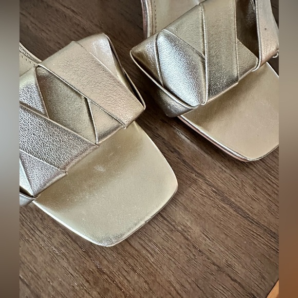 Vince Camuto Endonta Pintucked Braided Heeled Sandal - Picture 7 of 8